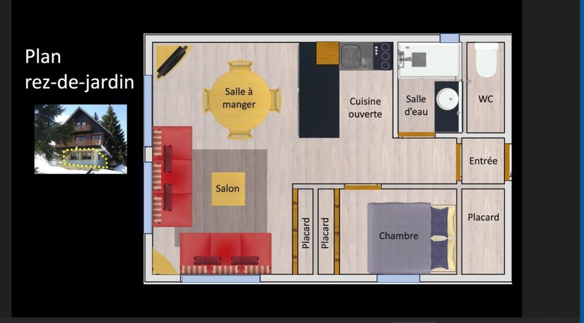 Appartement Au Pied Des Pistes 생라리술랑 외부 사진